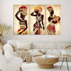 3 pcs Canvas African Modern Art