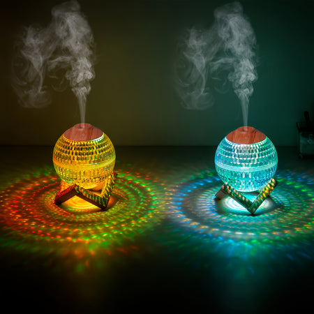 Crystal Ball Humidifier with Colorful Night Light