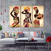 3 pcs Canvas African Modern Art