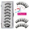 8D Quantum 8 pcs 5 magnetic eyelashes + 1 tweezers