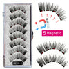 8D Quantum 8 pcs 5 magnetic eyelashes + 1 tweezers