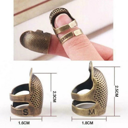 2 Pack Sewing Thimble Finger Protector